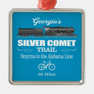 Silver Comet Trail (RT2) Ornament Aus Metall