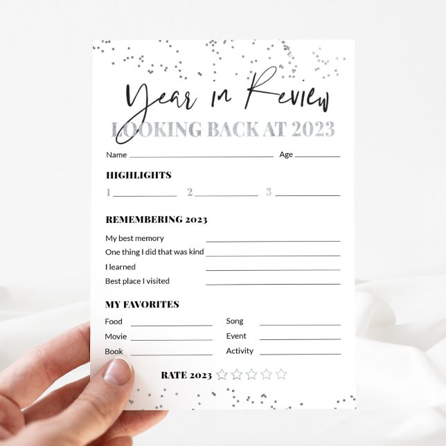 Silver Confetti 2023 Jahr der Überprüfung (Von Creator hochgeladen)