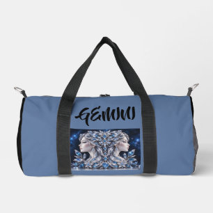 Silver Crystal Gemini Luxury Collection Duffle Bag