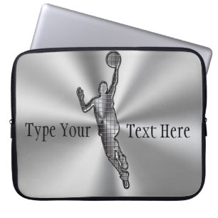 Silver Custom Laptop Sleeves 15, ADD Your TEXT