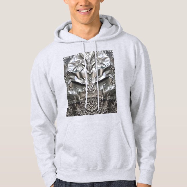Silver Cyborg - by ID AD Art Gabi Zapf Hoodie (Vorderseite)