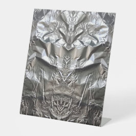 Silver Cyborg - by ID AD Art Gabi Zapf Sockelschild