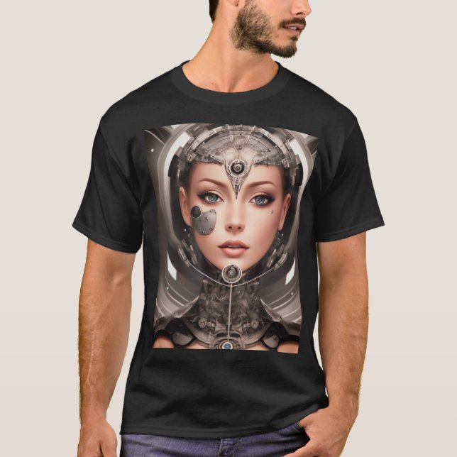 SILVER CYBORG T-Shirt (Vorderseite)