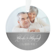 Silver Damask 60th Diamond Anniversary Foto