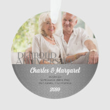 Silver Damask Foto zum 60. Jahrestag des Diamanten