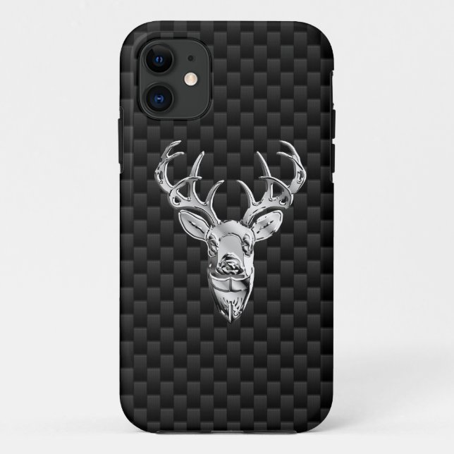 Silver Dee Abbildung auf Carbon Fibre Style Print Case-Mate iPhone Hülle (Rückseite)