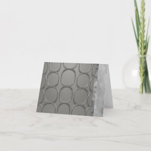 Silver-Design-Notecards Dankeskarte