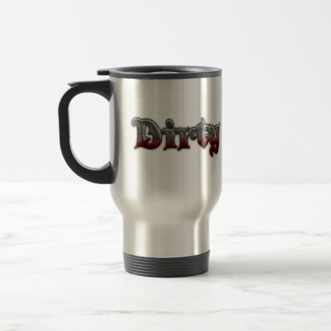 Silver Dirty Habits Travel Mug Reisebecher (Links)