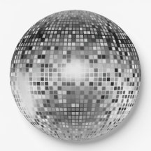 Silver Disco Ball Party Glamour
