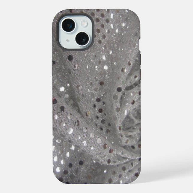 Silver Dots Phone Case iPhone Hülle (Rückseite)