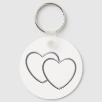 Silver Double Hearts