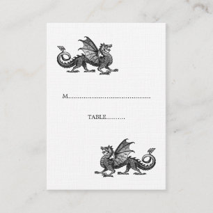 Silver Dragon Wedding Platzkarte