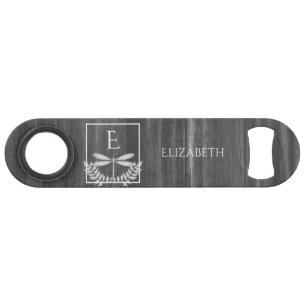 Silver Dragonfly Rustikaler Personalisierter Bar K Speed Flaschenöffner