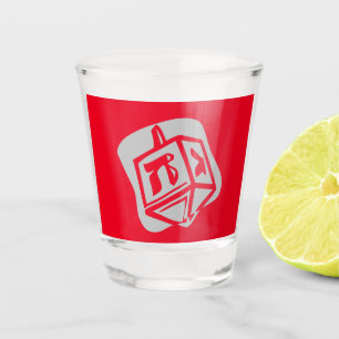 Silver Dreidel Schnapsglas