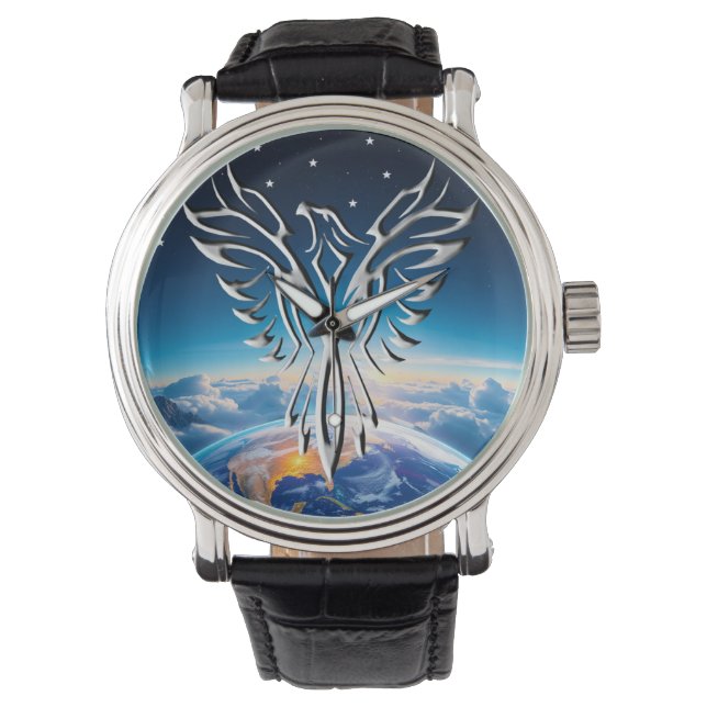 Silver Eagle Sunrise Armbanduhr (Vorderseite)