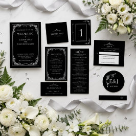 Silver Elegance Collection Wedding Save the Date 