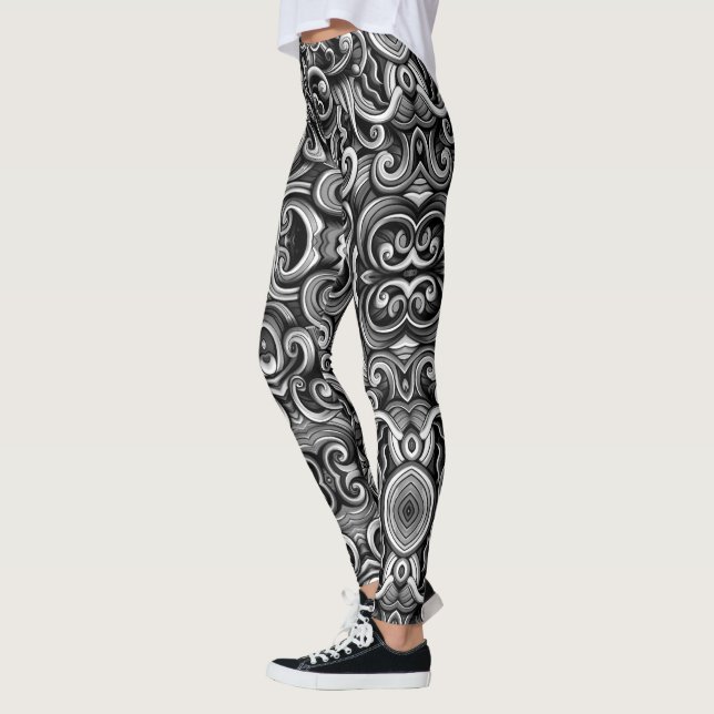 Silver Energy Wirbel Leggings (Links)
