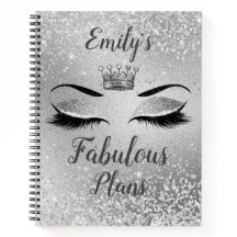 Silver Fabulous Glitzer Eyes