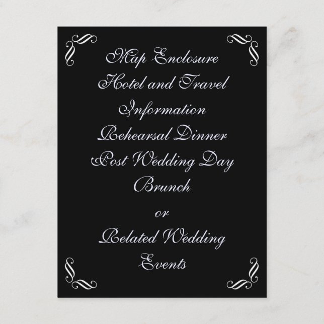 Silver Fairy Tale Einschlusskarte Begleitkarte (Vorderseite)