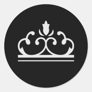 Silver Fairy Tale Sticker (schwarz)