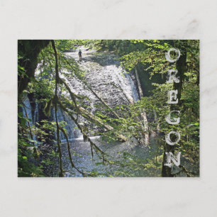 Silver Falls 4 Postkarte