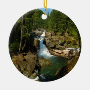 Silver Falls at Mount Rainier National Park Keramikornament