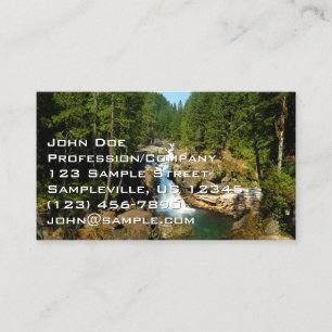 Silver Falls im Mount Rainier National Park Visitenkarte