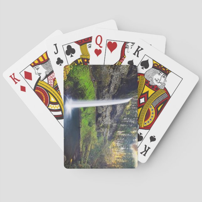 Silver Falls Staat Park, Oregon Spielkarten (Rückseite)