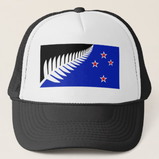 Silver Fern Flag Hat von Kyle Lockwood Truckerkappe