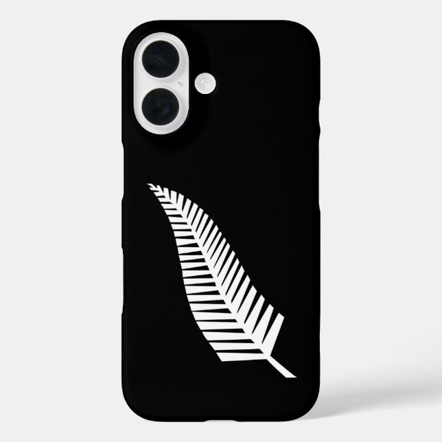 Silver fern flag (NZ) Case-Mate iPhone Hülle (Rückseite)