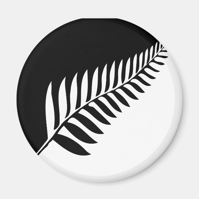 Silver Fern of New Zealand Magnet (Vorne)