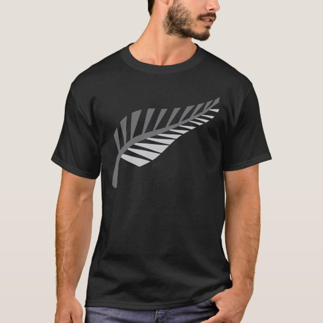 Silver Fern Phantastisches Neuseeland-Image T-Shirt (Vorderseite)