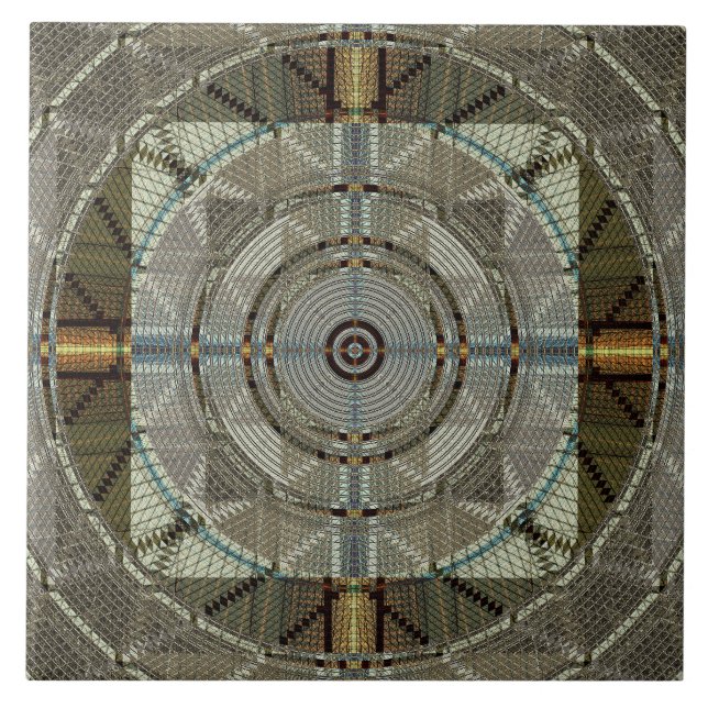 Silver Filigree Fliese (Vorderseite)