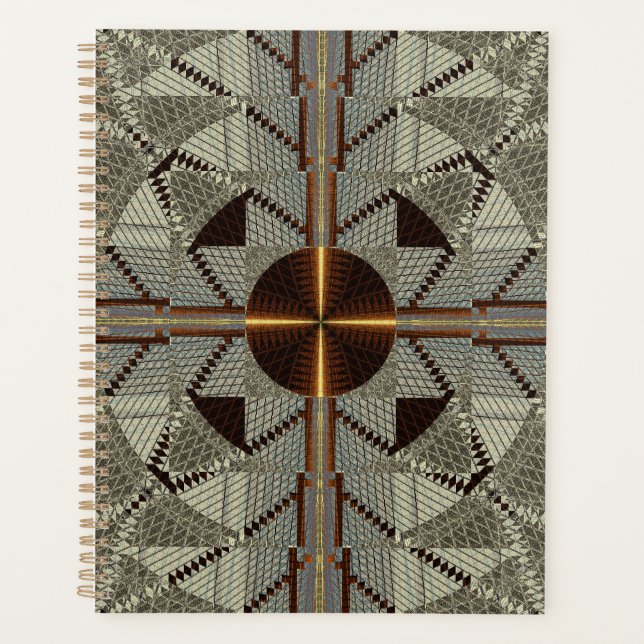 Silver Filigree Scales mit Gold Cross Planer (Vorderseite)