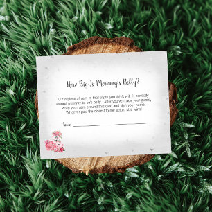 Silver Flamingo Ballerina Mama Bly Size Game Begleitkarte