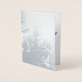 Silver FOIL 1. Verheiratetes Jahr Jahr im Review-F Folienkarte