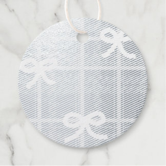Silver Foil Gift Tags 12-pack