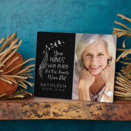 Silver Foil Ihre Flügel waren fertig Foto Fotoplatte