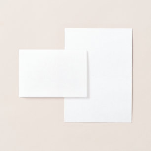 Silver Foil Lotus Blume Danke Karte