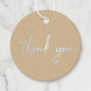 Silver Foil Small Business Vielen Dank für Ihr Pac Geschenkanhänger