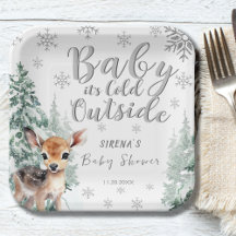Silver Forest Es ist kalt draußen Winter Baby Dusc