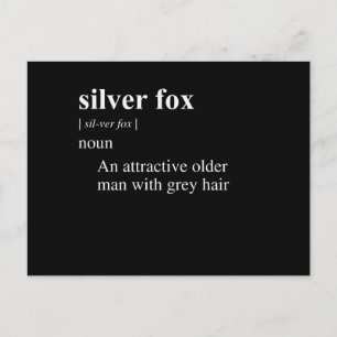 SILVER FOX DEFINITION POSTKARTE