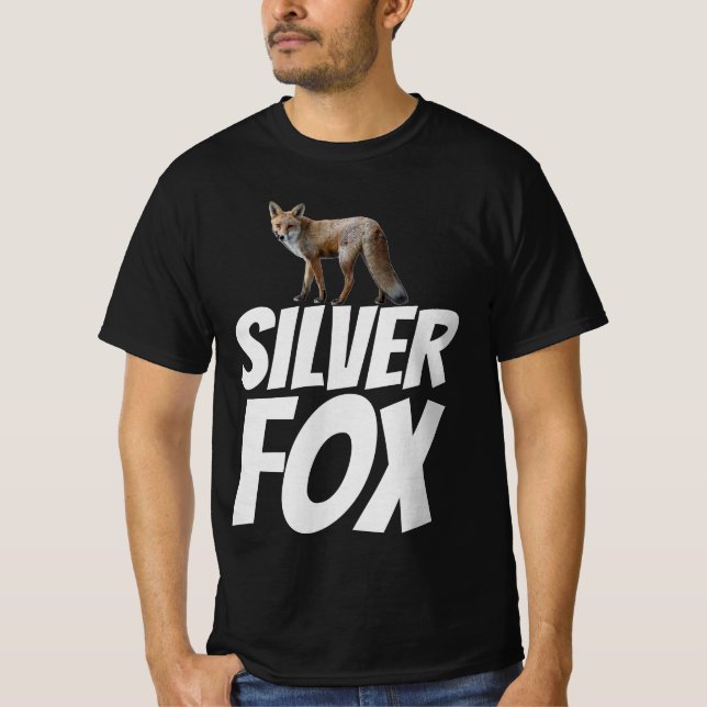 SILVER FOX Opa-T - Shirt für Männer (Vorderseite)