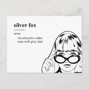 SILVER FOX POSTKARTE