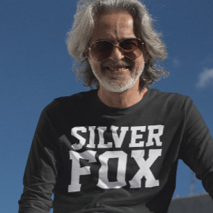 SILVER FOX T - Shirt zum Geburtstag von Männern