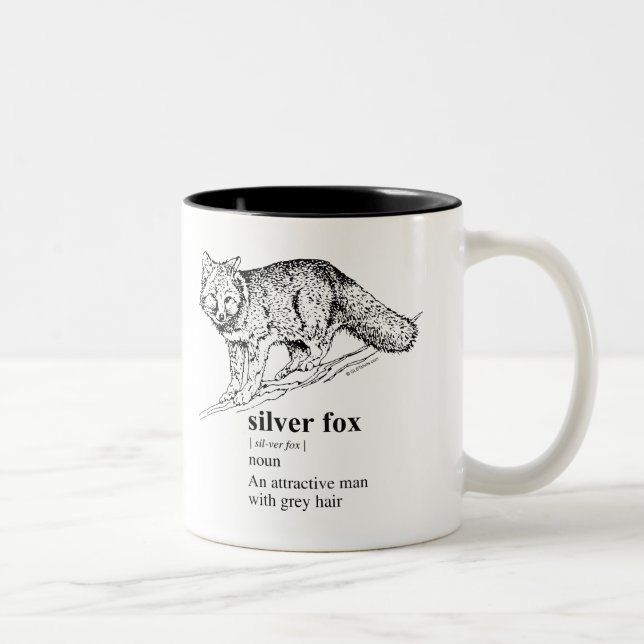 SILVER FOX ZWEIFARBIGE TASSE (Rechts)