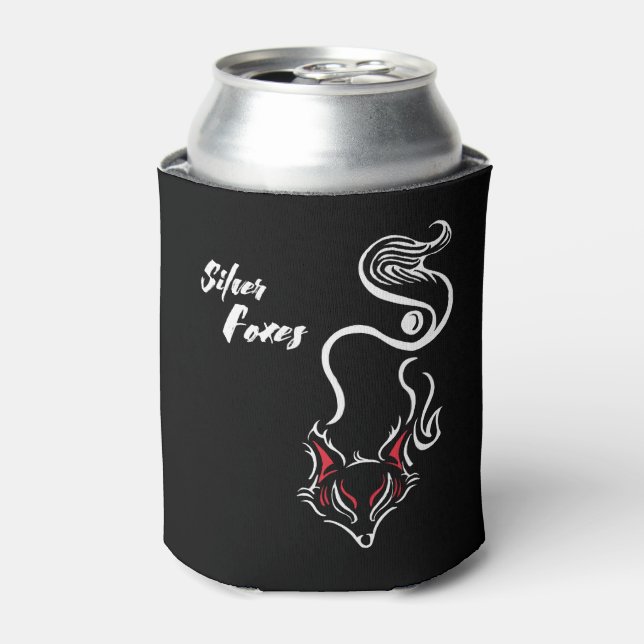 Silver Foxes Stubby Holder Dosenkühler (Kanne Vorderseite)