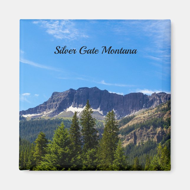 Silver Gate Montana Magnet (Vorne)