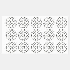 Silver Gift Boxes Elegant Holiday Premium Party Etiketten