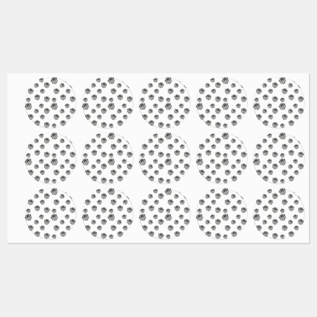 Silver Gift Boxes Elegant Holiday Premium Party Etiketten (Blatt)